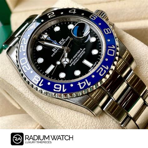 rolex gmt batman 2017|Rolex gmt Batman review.